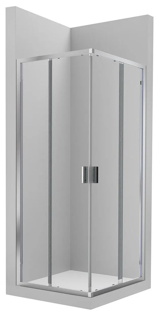 Душ кабина с плъзгаща врата и фиксиран панел 800 х 1950 mm Victoria L2