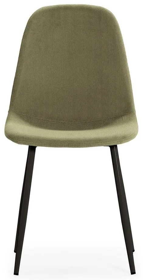 Зелени тапицирани трапезни столове в комплект 4 бр. Minka – Marckeric