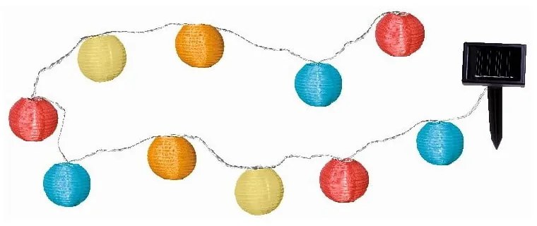 Слънчева LED светлинна верига, подходяща за използване на открито, с дължина 2,7 м Festival - Star Trading