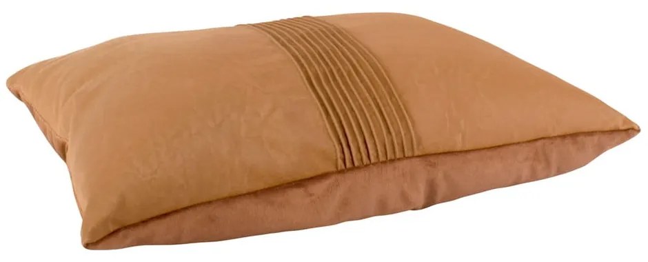 Кафява възглавница в цвят коняк PT Living Leather Look, 50 x 30 cm - PT LIVING