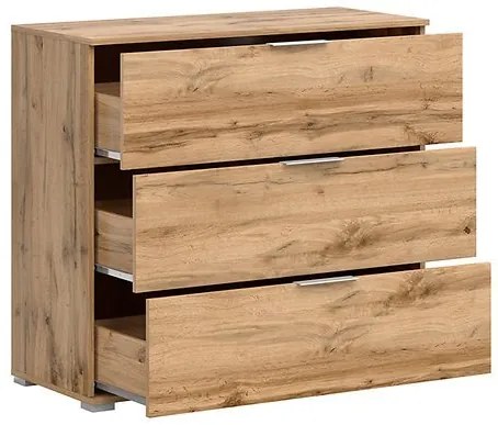Скрин с три чекмеджета ZELE KOM3S