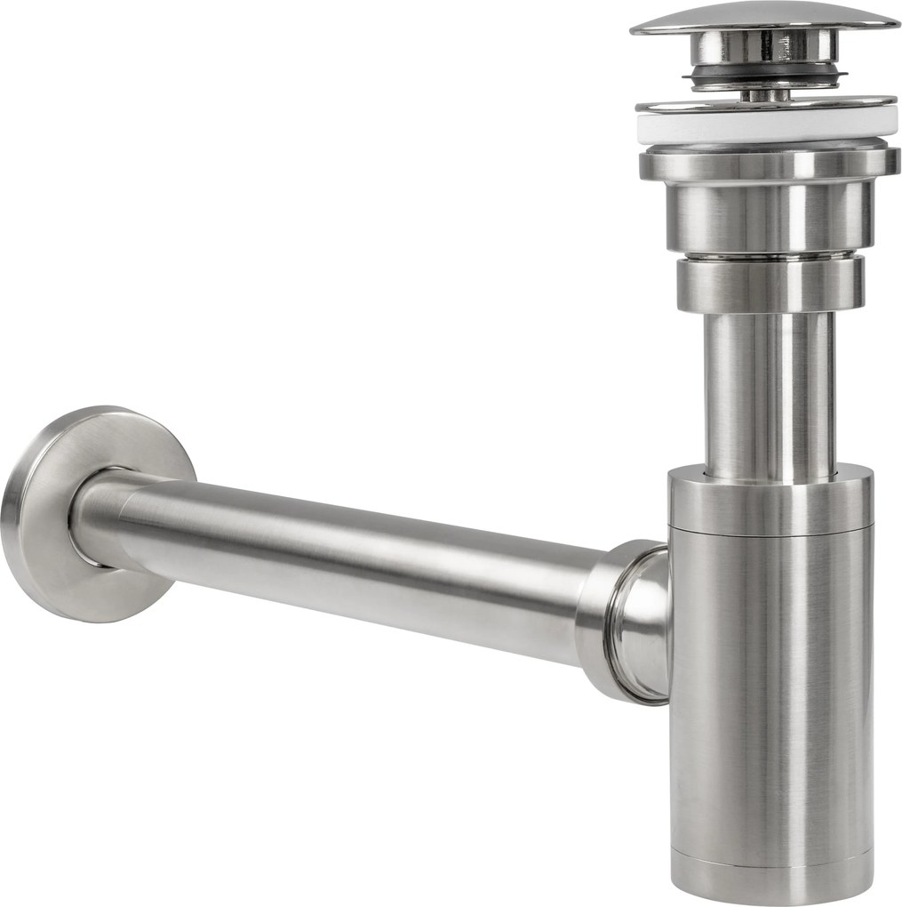 Сифон REA BRUSH NICKLE INOX