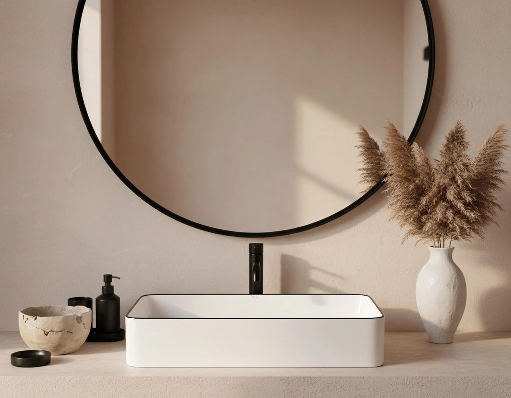 Умивалник за плот Rea Denis Black Edge