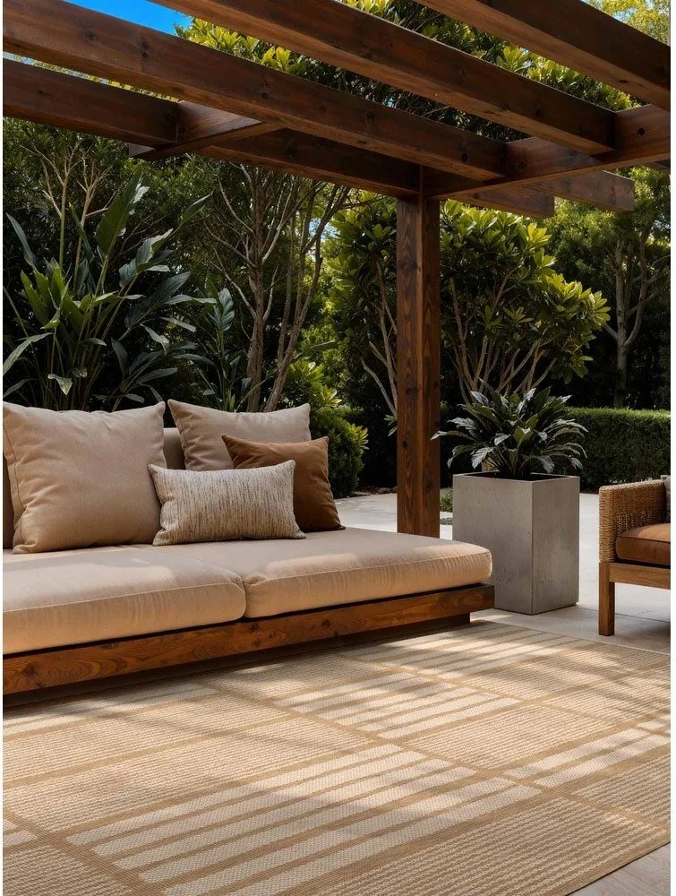 Кремав/в естествен цвят килим за открито и закрито 160x230 cm Haringey Allington – Ted Baker