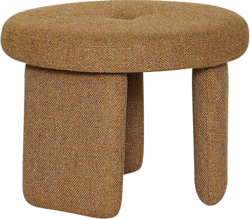 Табуретка в цвят горчица Rocco – Hübsch