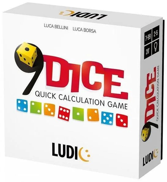 Ludic Детска математическа игра със зарове Nine Dice