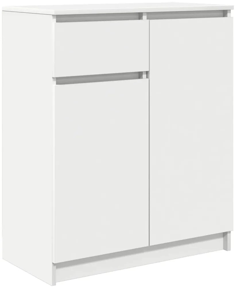 861589 vidaXL Бюфет с чекмеджета, бял, 71x35x84 см, инженерно дърво