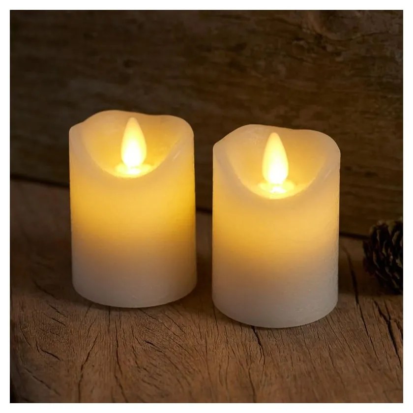 Бели светлинни декорации в комплект от 2 Sara Mini - Sirius