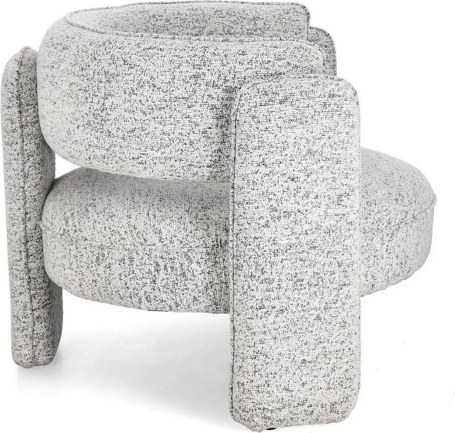 Светлосиво кресло Aisha – Bizzotto