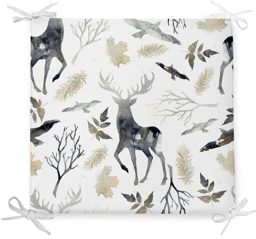 Коледна възглавница с памучна смес Dark Forest, 42 x 42 cm - Minimalist Cushion Covers