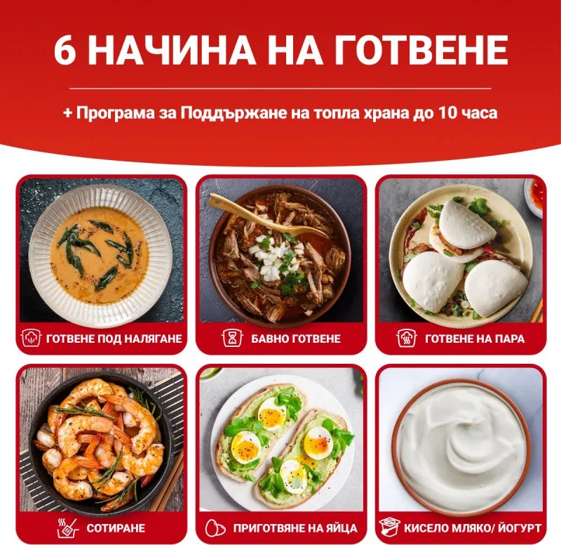 Мултикукър Instant Pot Classic Mini 140800001, 800W, 3.8 л, 7 програми, Favorite бутони, LCD дисплей, Неръждаема стомана, Черен