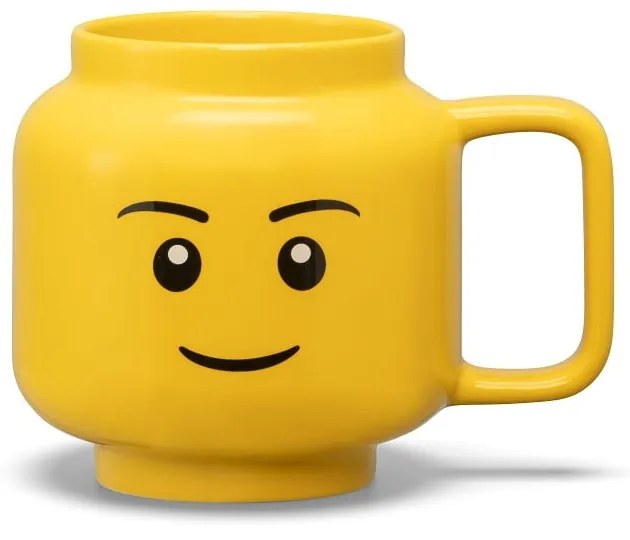 Жълта керамична бебешка чаша 530 ml Head - LEGO®