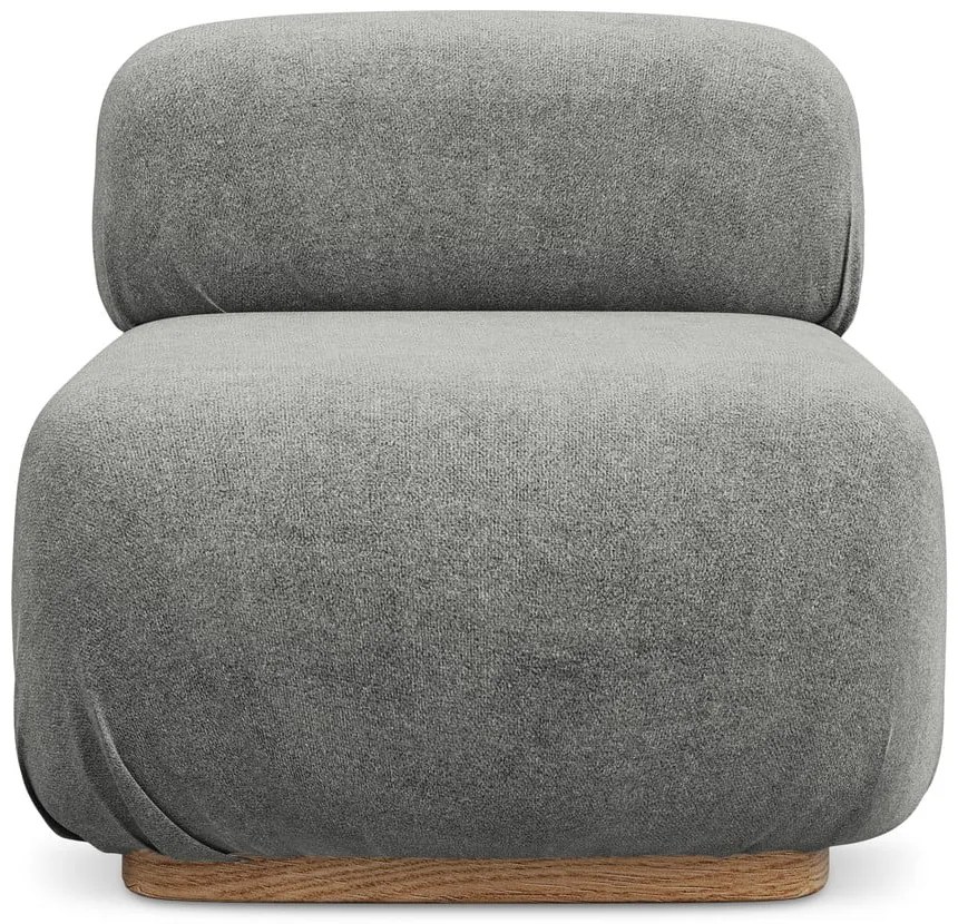 Сив модул за диван от букле Ailani – Makamii