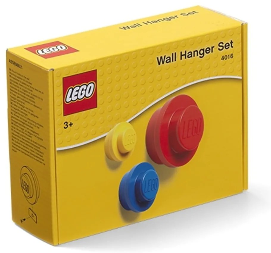 Комплект от 3 закачалки за стена Цвят - LEGO®