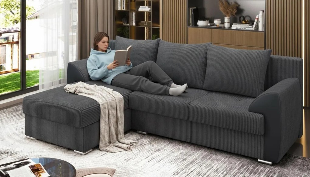 Разтегателен ъглов диван Норд