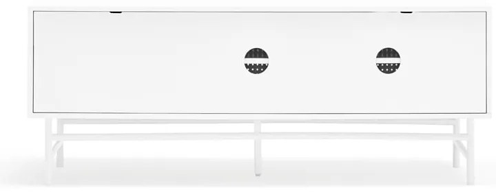 Бяла маса за телевизор 140x52 cm Punto - Teulat