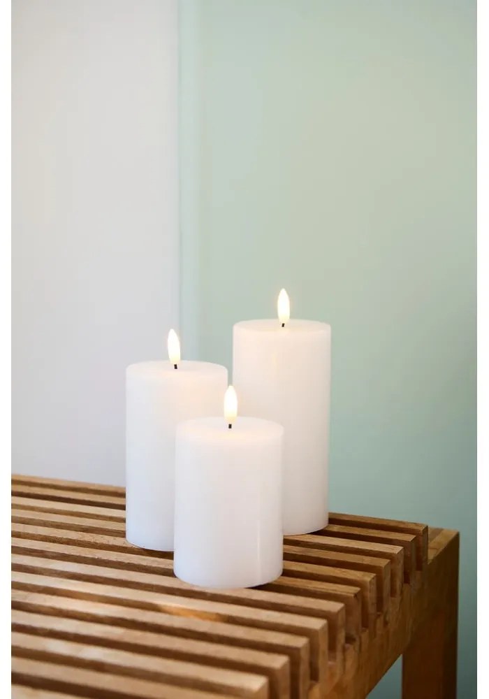 LED свещи в комплект от 3 бр. (височина 15 cm) Sille Rechargeable – Sirius