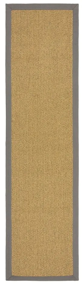 Килим за открито и закрито в сив и светлокафяв цвят 60x230 cm Sisal Look – Flair Rugs