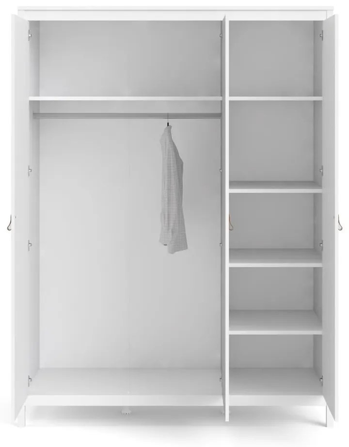 Бял гардероб 150x199 cm Madrid – Tvilum