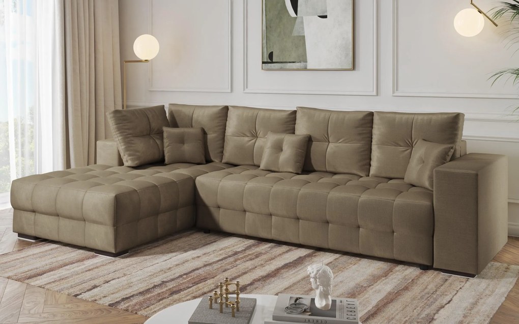 Разтегателен ъглов диван Никсън