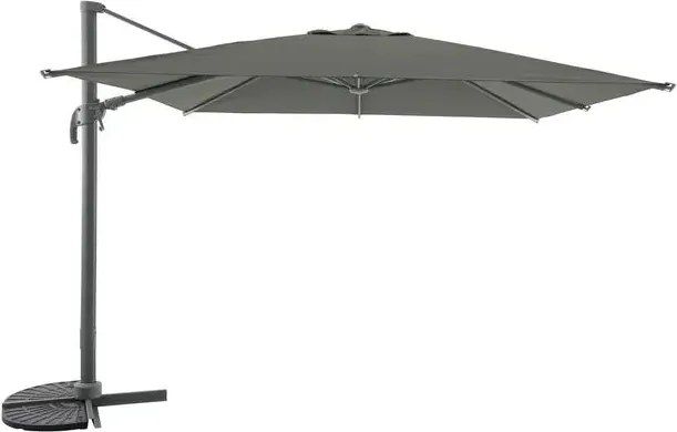 Градински чадър със странична стойка Hesperide Melhia, Накланящ се, Olefin, 3x3 m - Лаврово зелено