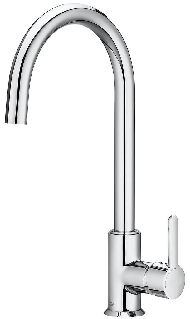 Смесител за кухненска мивка, A5A7409C00, Roca, Cold Start, хром, 39.4х23.7см