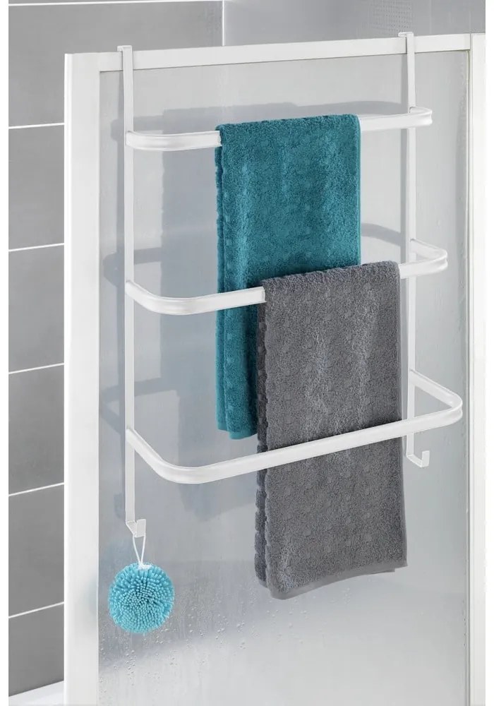 Висяща стоманена поставка за кърпи в матово бял цвят Irpinia – Wenko