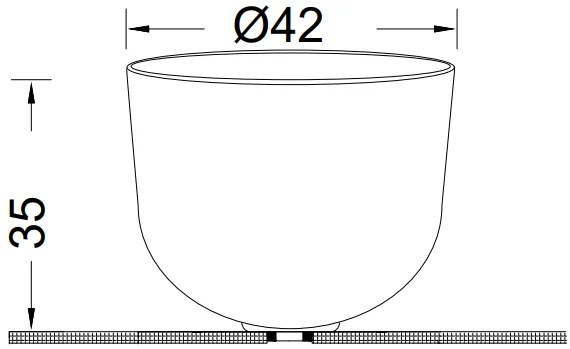 Мраморен умивалник Bucket Fossil-Gkri