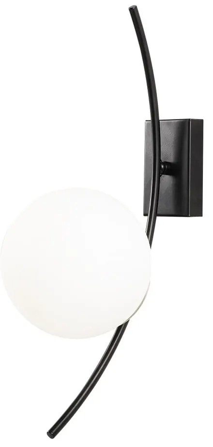 Черна метална стенна лампа Opviq lights Argyr - Opviq lights