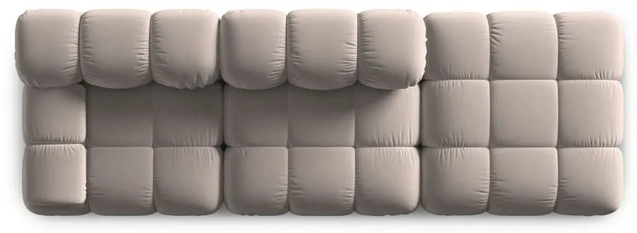 Светлокафяв кадифен модулен диван 282 cm Bellis – Micadoni