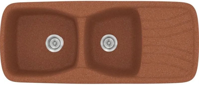 Мивка Sanitec 311-Granite Terracotta