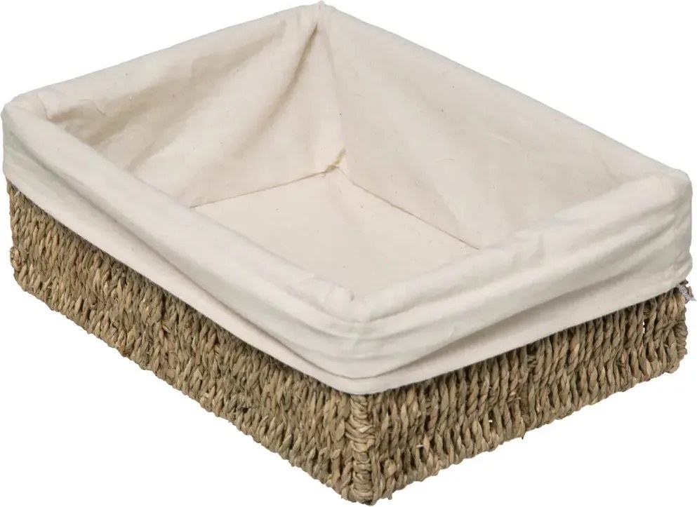 Комплект от 2 коша за съхранение 5five, Ротанг и памук