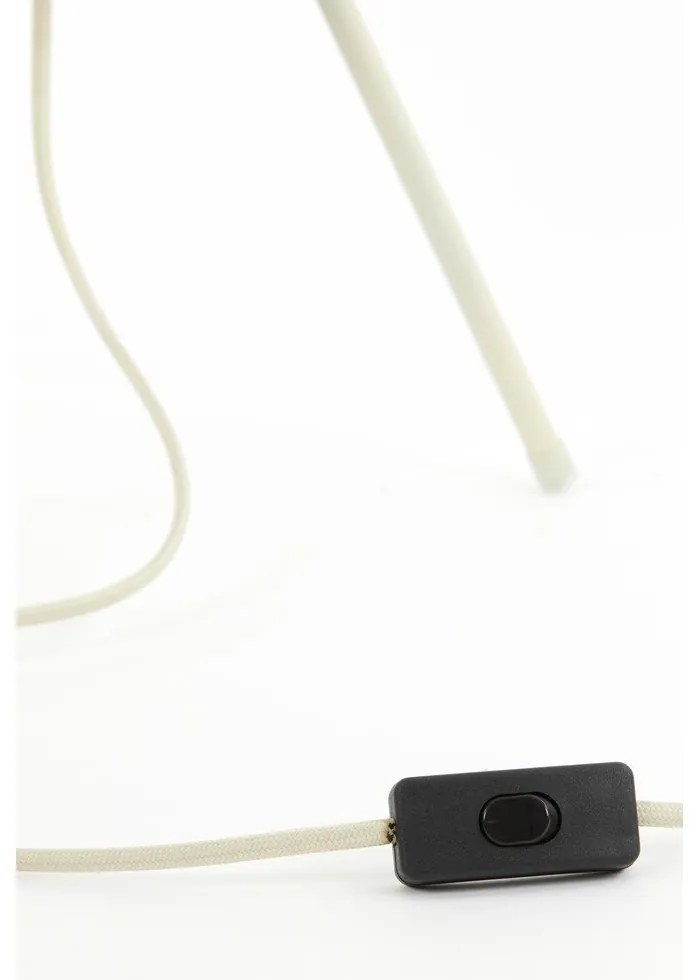 Кремава настолна лампа (височина 45 cm) Plumeria - Light &amp; Living