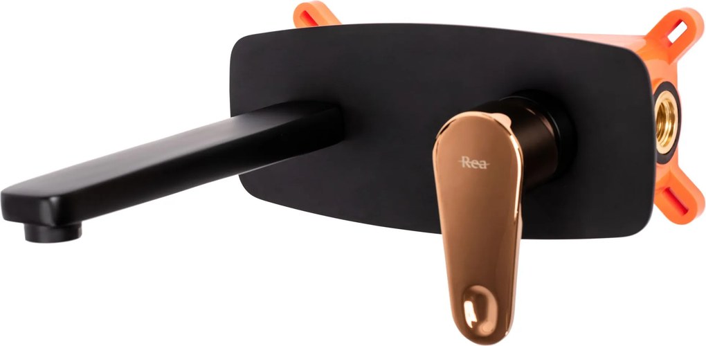смесител за вграждане Rea MILD BLACK ROSE GOLD + BOX