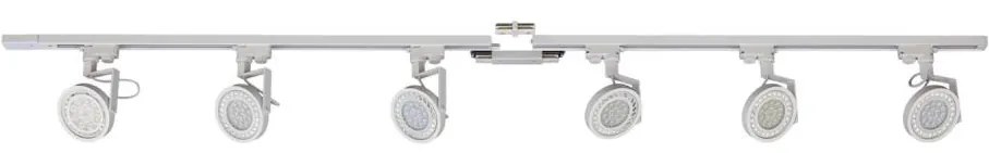 Zuma Line 3054 - Спот в релсова система MASTER 6xGU10/10W/230V бял