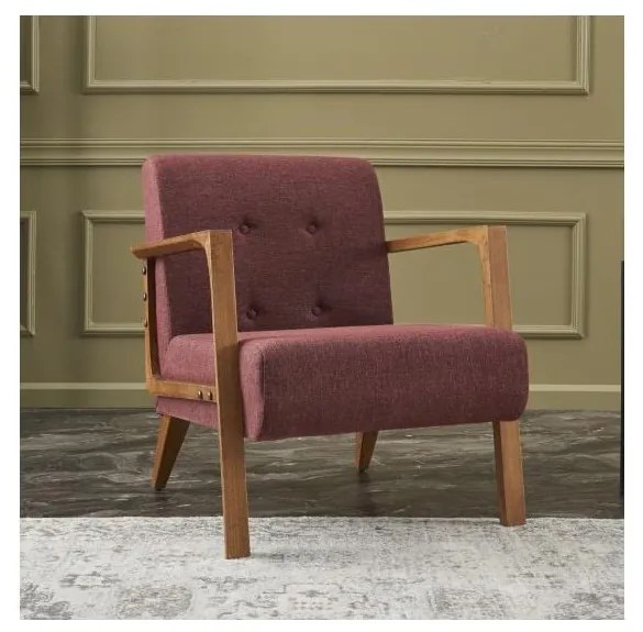 Кресло DELI — червено