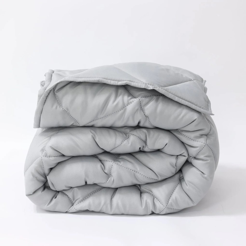 Лятна олекотена завивка за спалня Елинор Сиво 200/210 см.