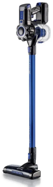 Вертикална прахосмукачка Ariete SCOPA 2722/00, 120W, 1 л, 2 скорости, Моторизирана четка с LED, Индикатор за батерия, Син