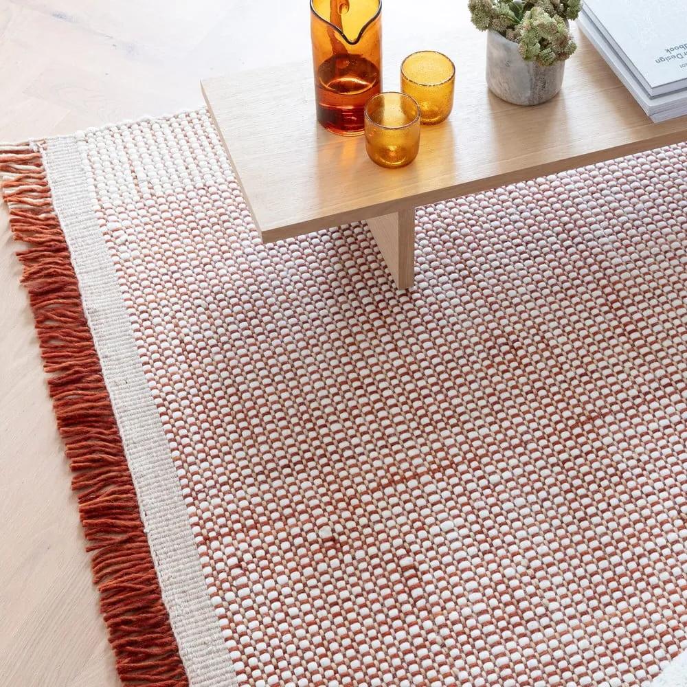 Кафяв ръчно изработен вълнен килим 120x170 cm Avalon – Asiatic Carpets