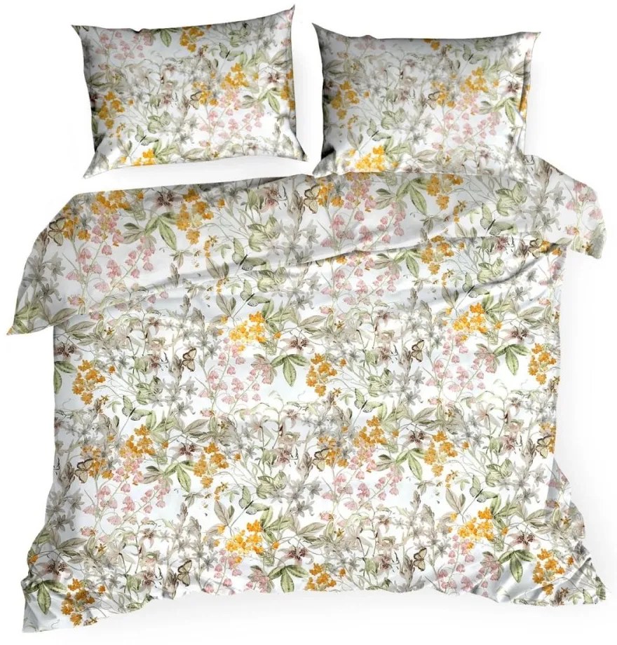 Меки памучни чаршафи с деликатна естествена шарка 3 časti: 1ks 160x200 + 2ks 70x80