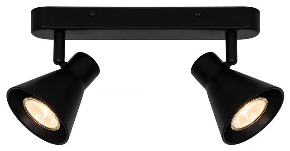 Nordlux - Точково осветително тяло EIK 2xGU10/35W/230V черно