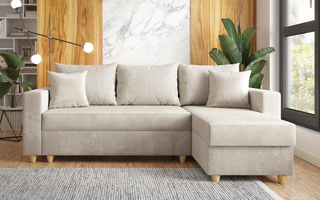 Разтегателен ъглов диван Финикс