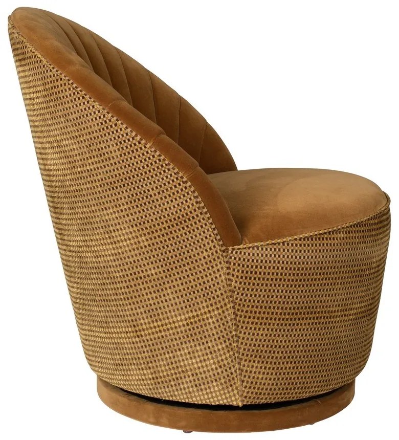 Фотьойл от кафяво кадифе Madison - Dutchbone