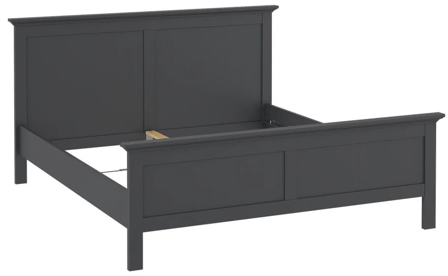 Сиво двойно легло 160x200 cm Paris – Tvilum