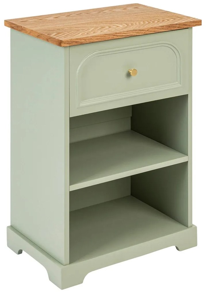 Нощно шкафче atmosphera Mohea, 67 cm, Зелен