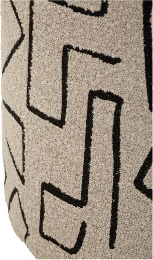 Бежова табуретка от букле Nairobi – Mauro Ferretti