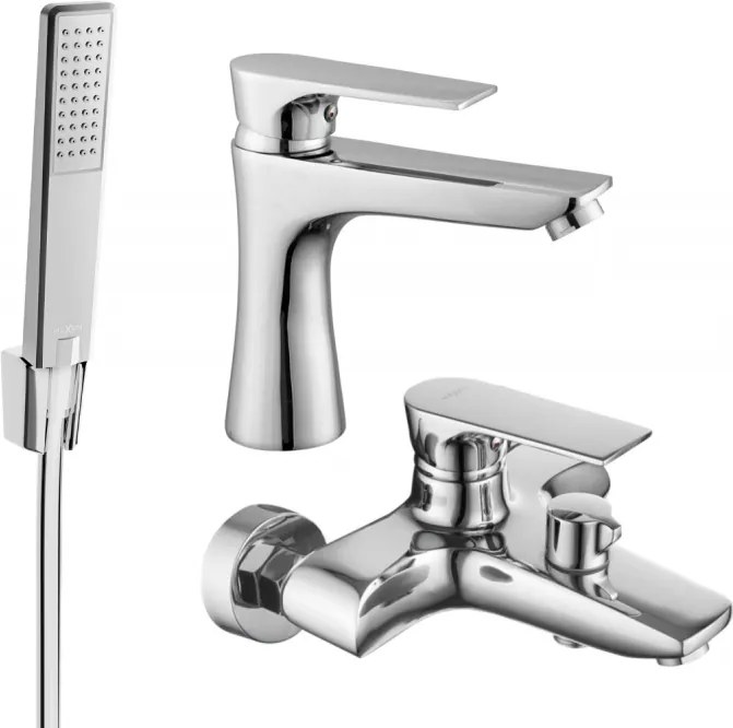 Mexen Axel R72 комплект за баня, хром - 73803R72-00