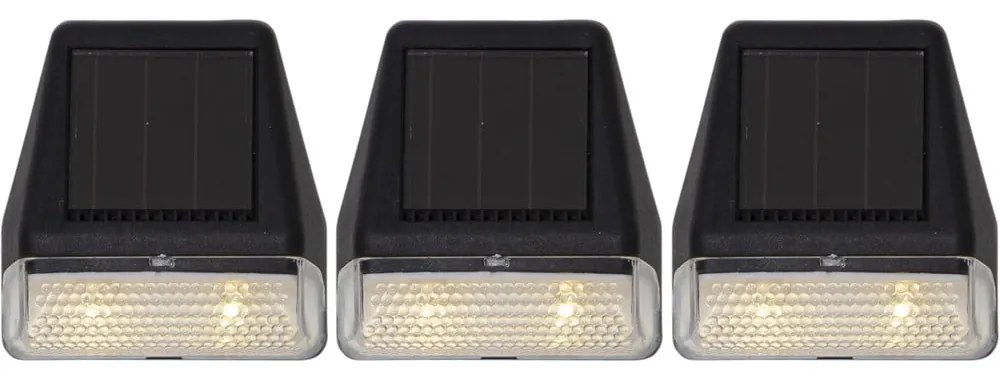 Комплект от 3 слънчеви LED лампи за стена Wally, височина 7,5 cm Wall Mini - Star Trading