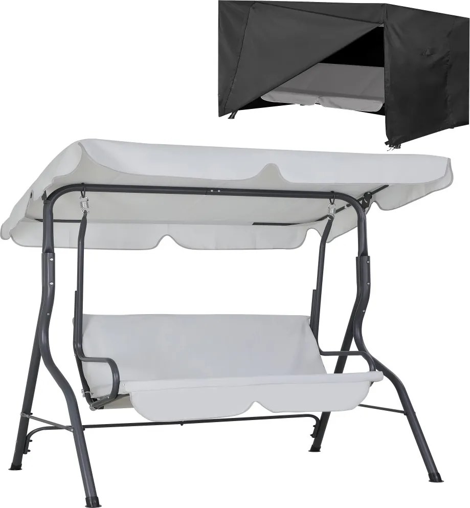 Градинска люлка CASARIA® синя, със защитен калъф KINGSLEEVE®