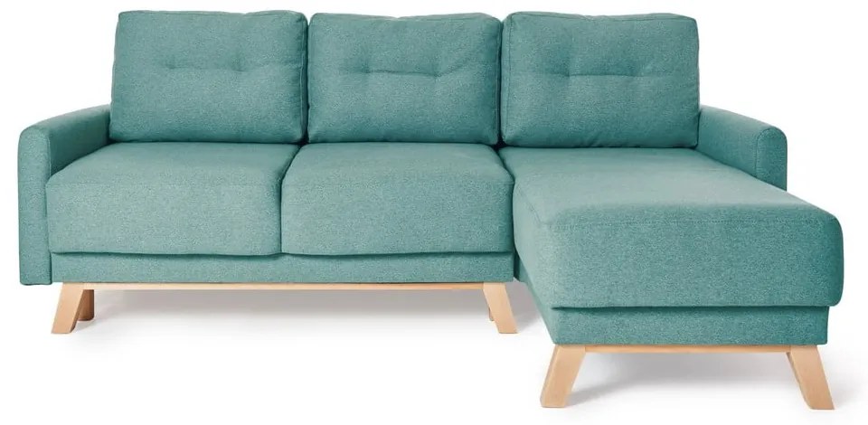 Променлив ъглов диван с тюркоазена окраска Pop - Bonami Selection